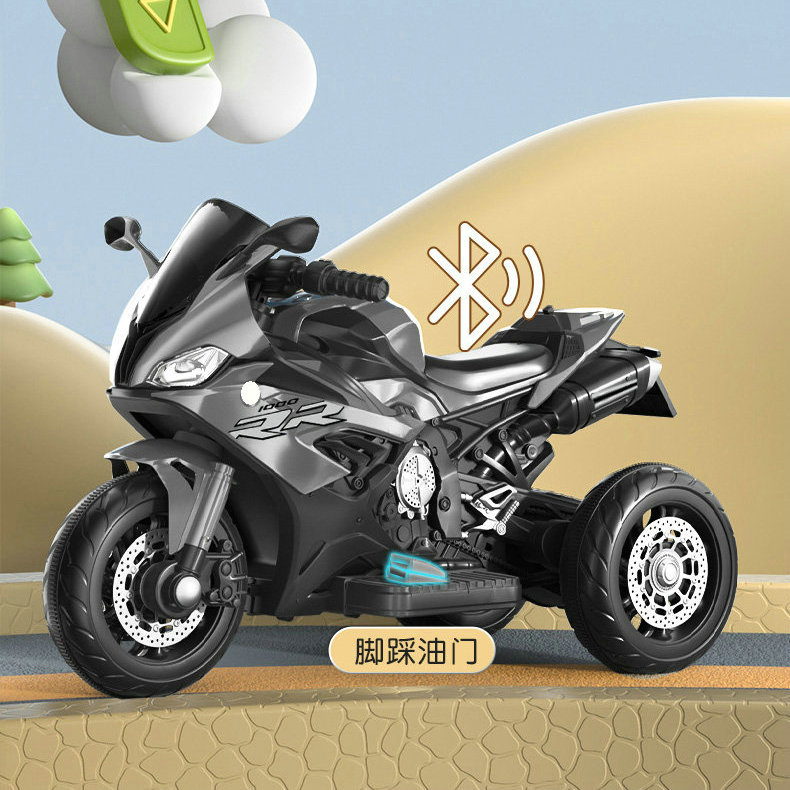 El cochecito eléctrico de los niños de la motocicleta eléctrica de los niños puede sentarse en la motocicleta de tres ruedas teledirigida autónoma del bebé al por mayor