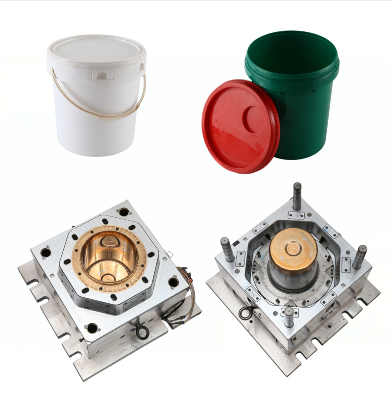 注塑油漆桶模具加工定 制PC塑料模具定 做制品塑胶桶模具注塑加工