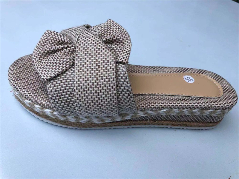 Sandali zeppa donna con plateau e fiocco comodi eleganti_voghion.com