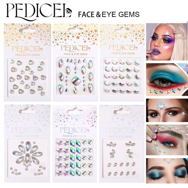 Cross-Border Hot Selling Spot Single Capsules with Glue DIY Eyebrow Stickers Tattoo Stickers Rhinestone Stickers Adhesive Backing Acrylic Face Stickers Rhinestones Cross-Border Hot Selling Spot Single Capsules with Glue DIY Eyebrow Stickers Tattoo Stickers Rhinestone Stickers Adhesive Backing Acrylic Face Stickers Rhinestones