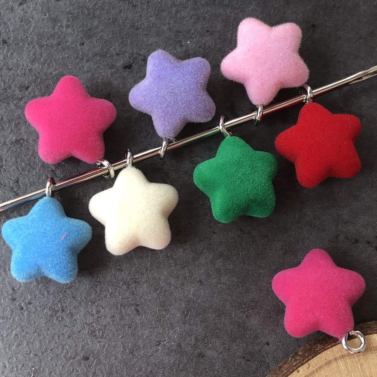 30g Weight Pendant Jewelry Making Type 15mm Jewelry Making Size DIY Jewelry Accessories Classification 10 PCS/Package Quantity Plastic, Resin Material Pentagram Pattern Casual, Cute, Simple Style Style 10 PCS/Package 15mm Plastic Resin Pentagram Pendant 1