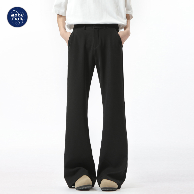 Muqiu Men's Wear ∠ cleanfit Micro-Lar Casual Pants Men's American-style Dipper Loose Loose Wide-leg Small Pants Muqiu Men's Wear ∠ cleanfit Micro-Lar Casual Pants Men's American-style Dipper Loose Loose Wide-leg Small Pants