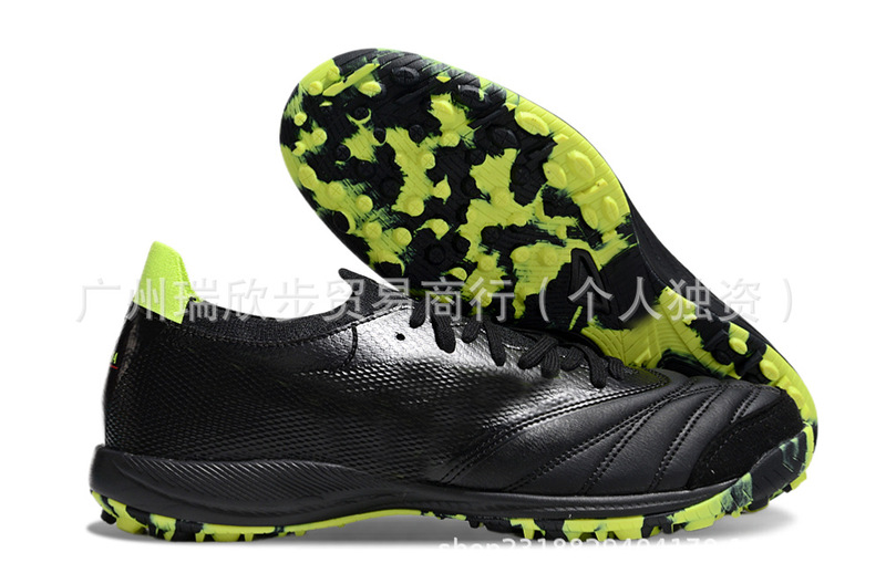 特价男子针织防滑耐磨草碎钉足球鞋name brand TF soccer shoes|undefined