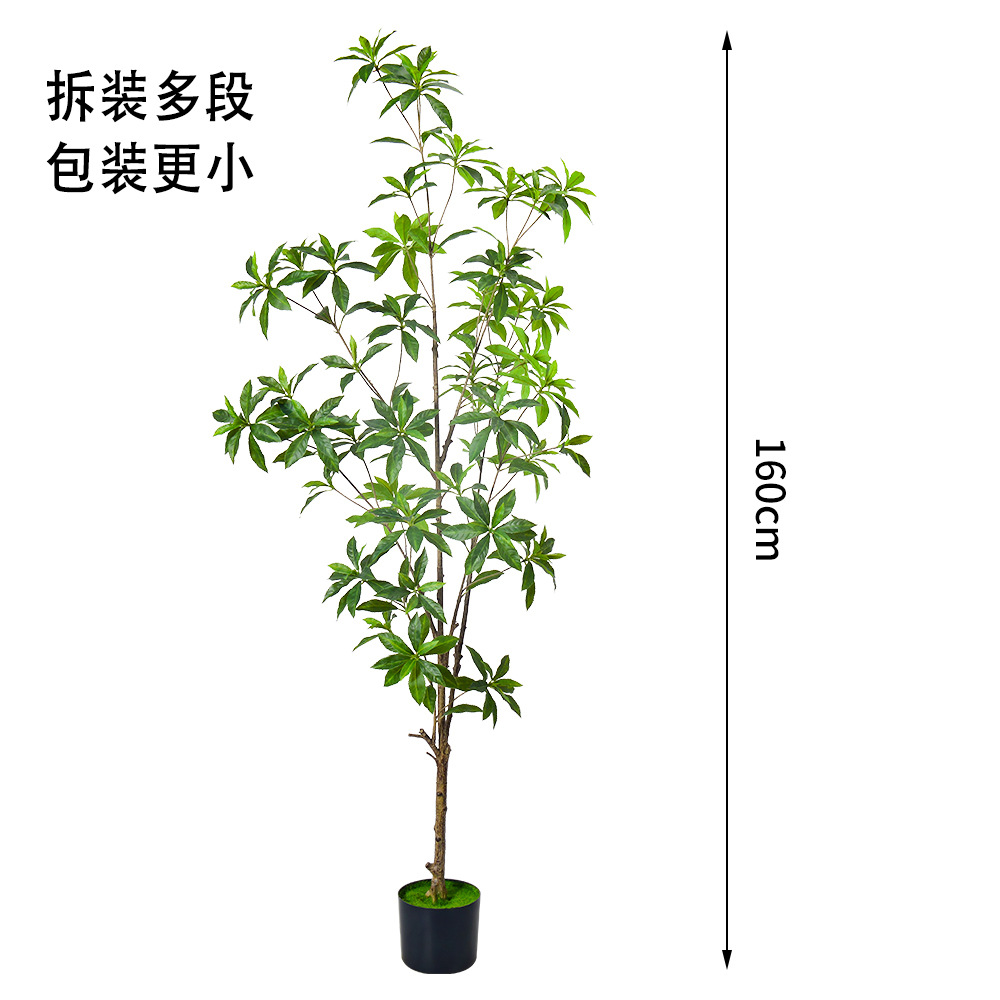 Plantas verdes artificiales transfronterizas, palmera bananera grande de viajero, plantas en maceta con un toque de alta gama, plantas artificiales simuladas, plantas verdes artificiales al por mayor.