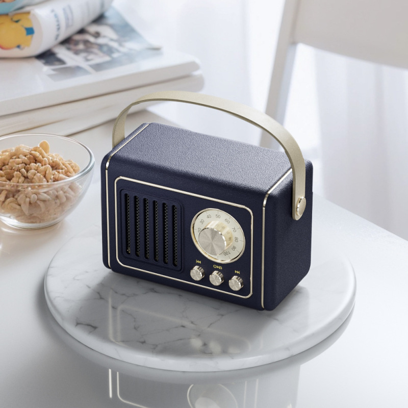 クリエイティブレトロ Bluetooth スピーカーミニポータブル U ディスク TF カード FM 小型オーディオソース工場高品質|undefined