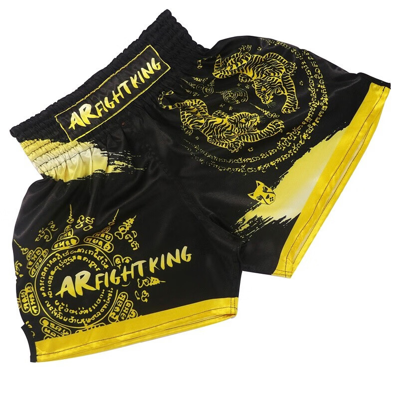Muay Thai Shorts Fighting Tiger MMA Training Broadcast UFC Competition Club Custom Fighting Fitness Sports Pants