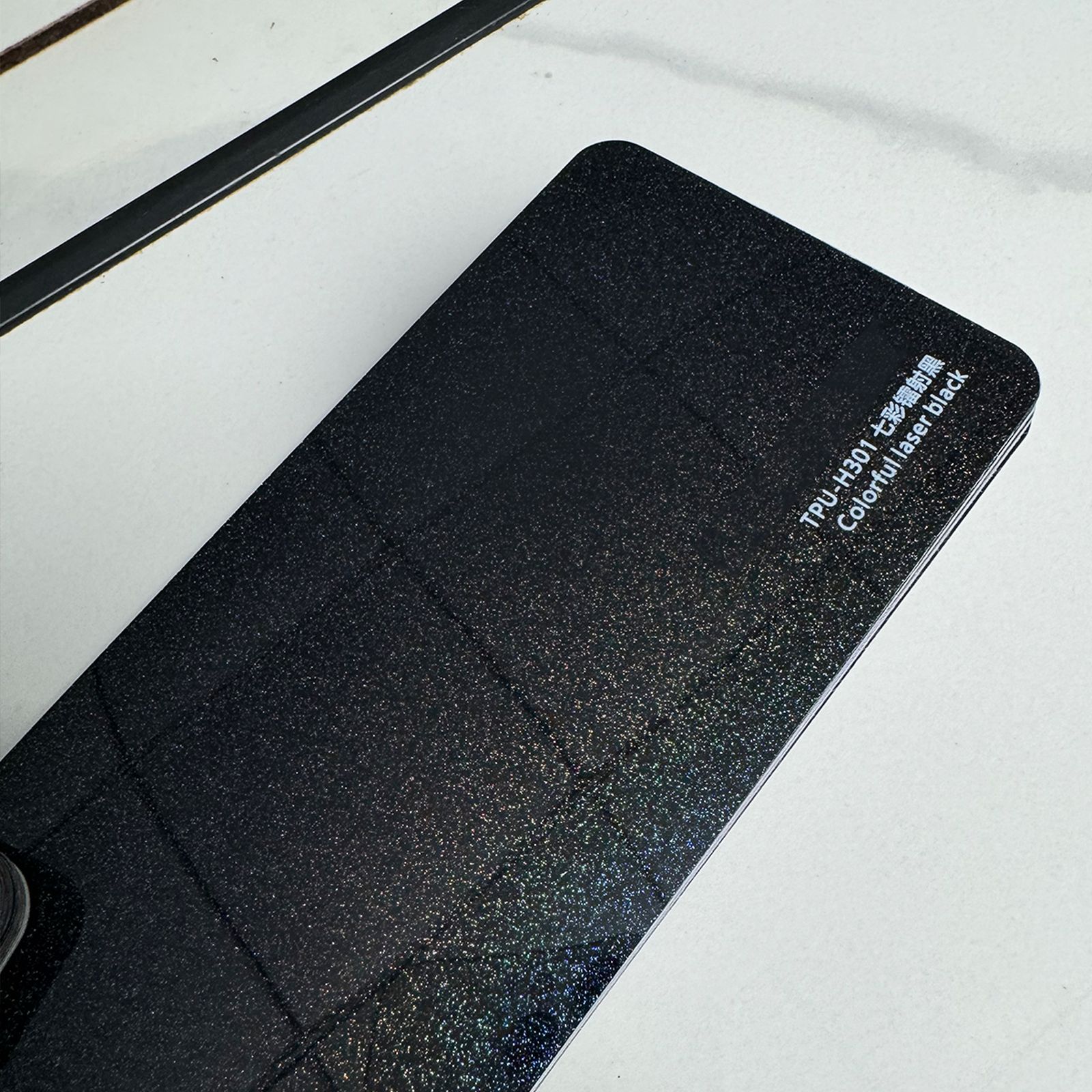 Cybertruck — Tesla Car paint protective film - tpu-iridescent-laser-black-tesla-cybertruck-dedicated-car-cutting