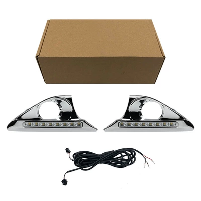 Suitable for Toyota Camry Daytime Running Lights for Models 12-14 (Gündüz işıqları) - single-color-white-light-left-and-right-set