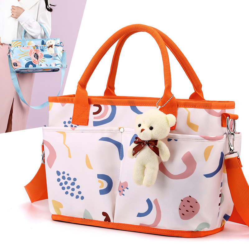 New Portable Insulation Mummy Bag Baoma Large Capacity Maternal and Baby Bag Shoulder Crossbody Diaper Bottle Bag