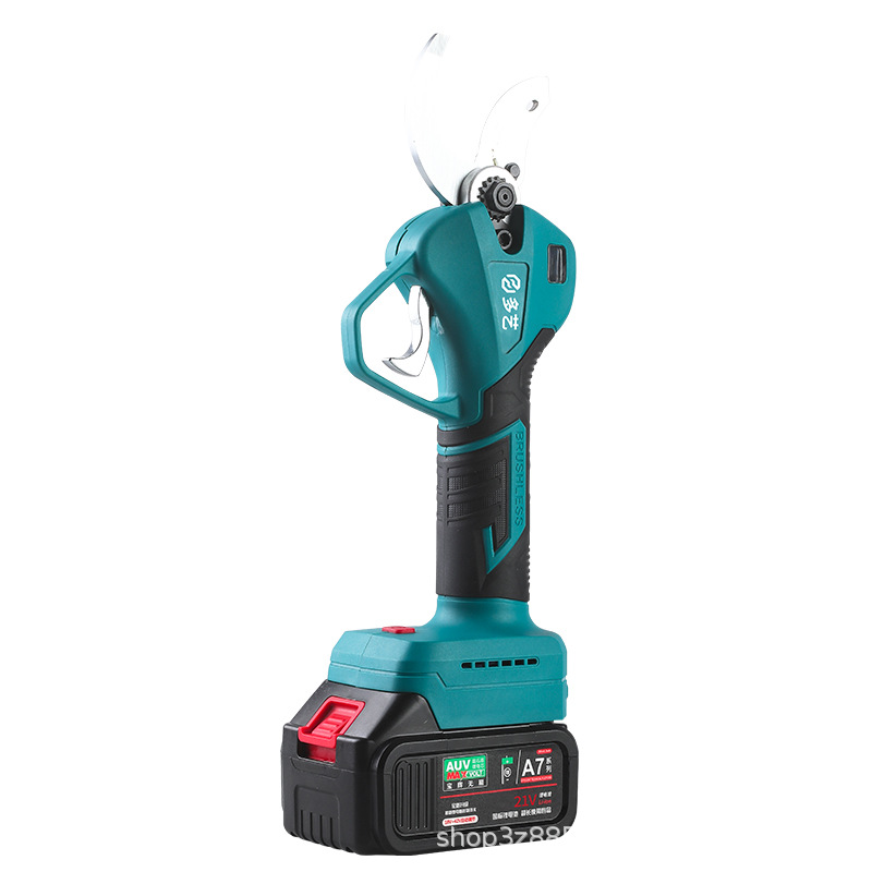 Tijeras de rama recargables de Mutian tijeras eléctricas tijeras de podar de ramas gruesas tijeras de ramas de árboles frutales máquina de frutas batería de litio de árboles frutales