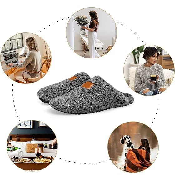 Трансграничный интерьер мужские теплые тапочки мягкие и легкие домашние тапочки носки шерстяная обувь с плюшевой педалью