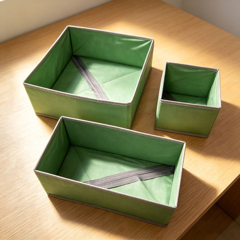 Caja Organizadora Plegable para Ropa Interior de Tela, Lavable, para Cajones image 53
