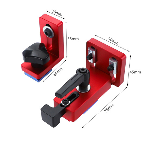 Backer fixed connector type 30/45 chute slide accessories ruler guide rail fixing aluminum alloy