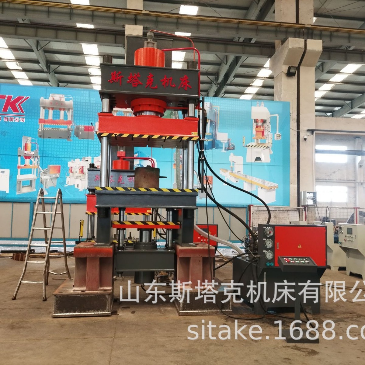 315T四柱三梁液压机 液压垫双动拉伸油压机 金属成型压制压力机