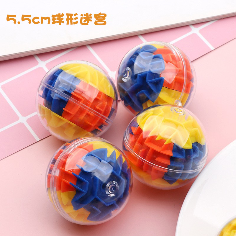 Niños tridimensionales caminando bola laberinto creativo puzzle juguetes de educación temprana nueva inteligencia bola de cubo Rubik bola laberinto redondo