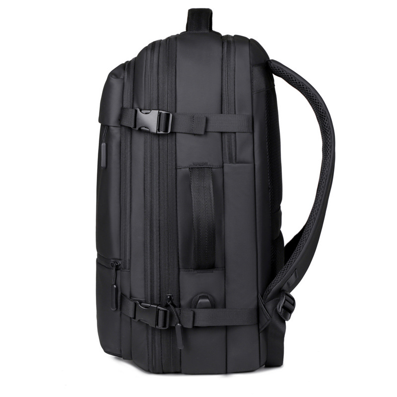 Nueva mochila de gran capacidad para hombres, mochila de cercanías de moda casual, anti-salpicaduras, resistente al desgaste, bolso de computadora de negocios