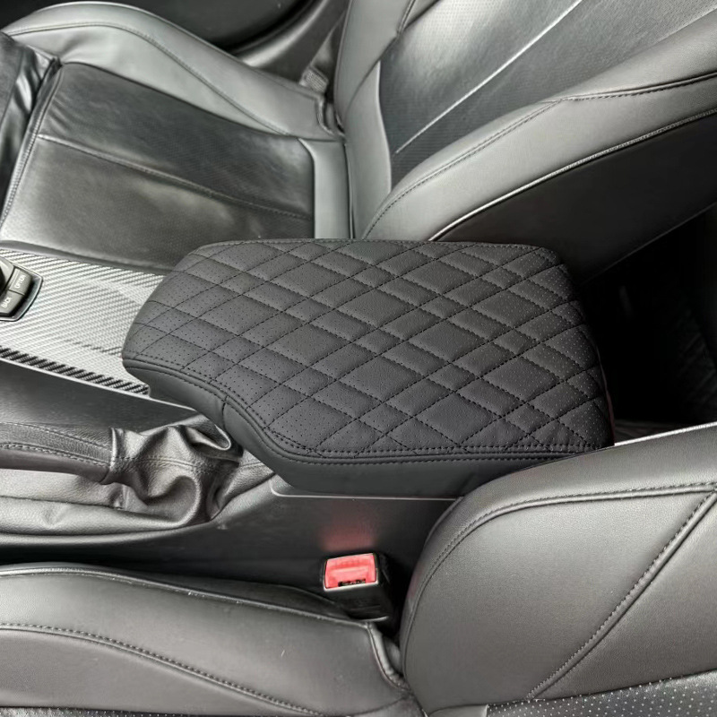Adecuado para todas las BMW series 5 series 7 series X5X6X7, caja de reposabrazos de doble apertura para coche, almohadilla de refuerzo de espuma viscoelástica, cubierta de reposabrazos