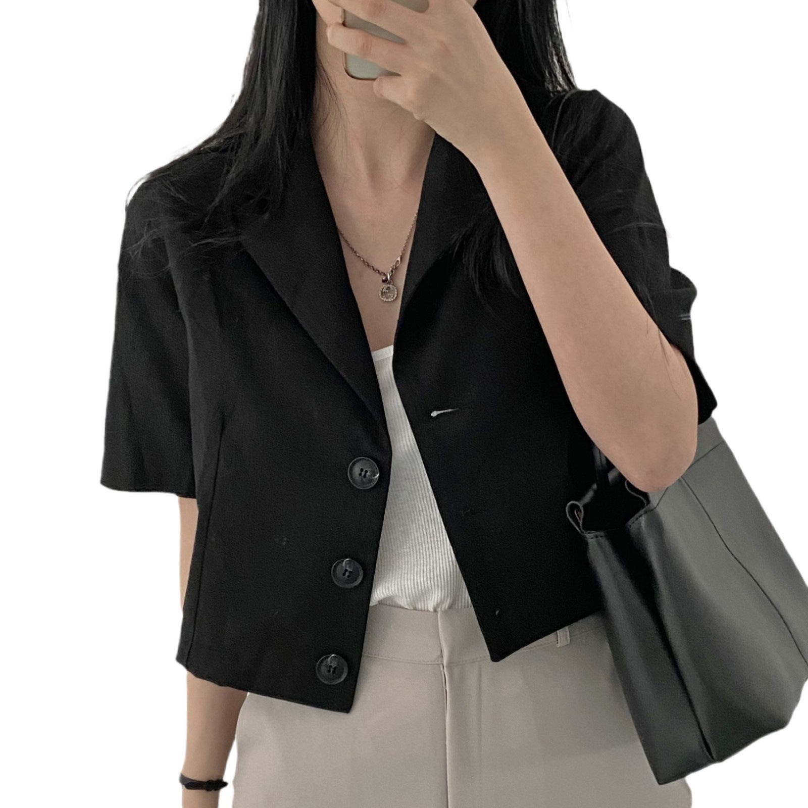 Summer brand thin suit, jacket, with short sleeve