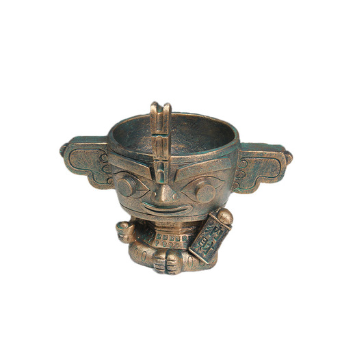 Sanxingdui ornaments creative entrance key storage home living room wine cabinet office light luxury decoration opening gift