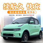 四轮电动车家用老头乐代步新能源汽车女士电瓶小型油电两用4门5座