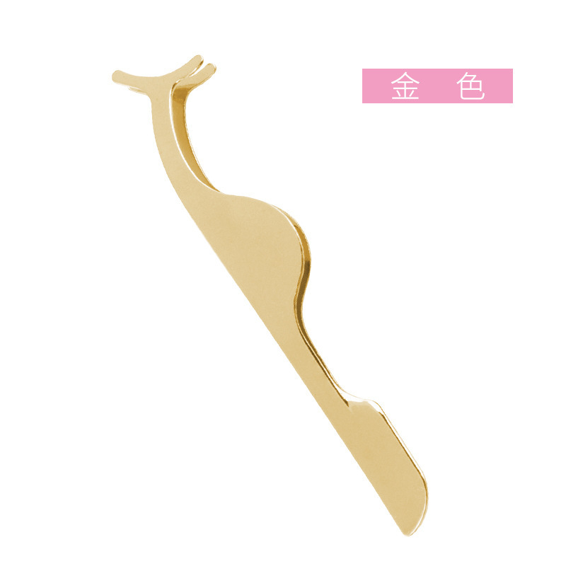 Suministro directo de fábrica rizador de pestañas ayuda de pestañas falsas pinzas de pestañas anti-sacudida de mano arco clip cosmético