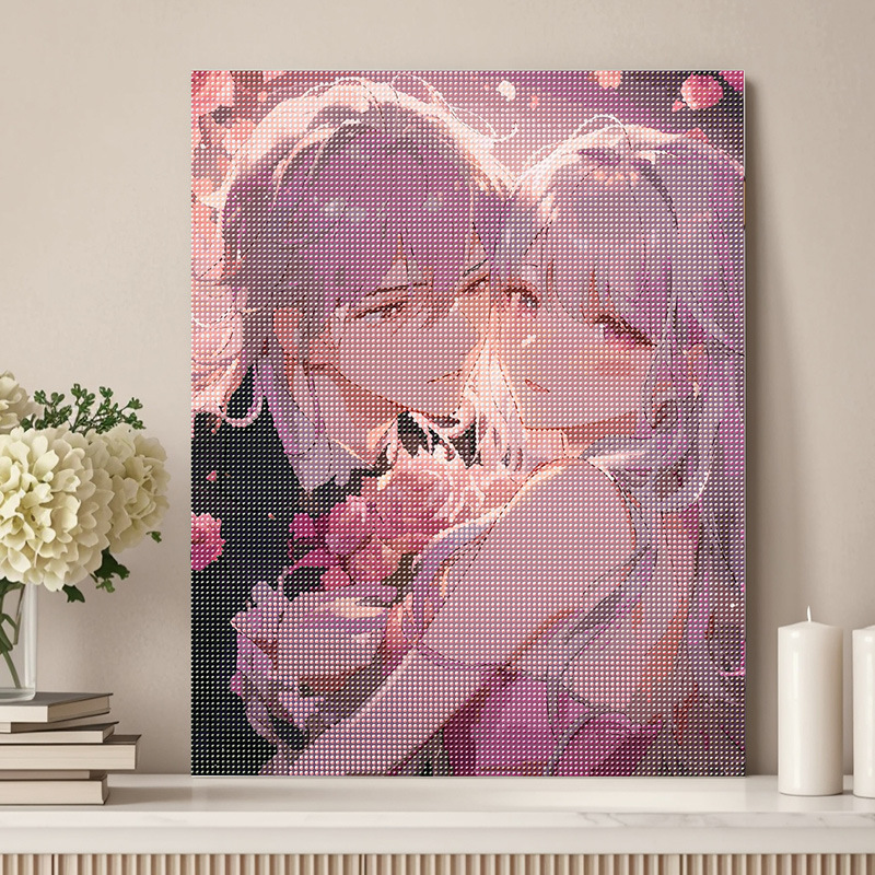 40*50 nueva serie de paisajes de animación transfronteriza pintura de diamantes niños adultos hechos a mano DIY con marco de pintura de diamantes en stock