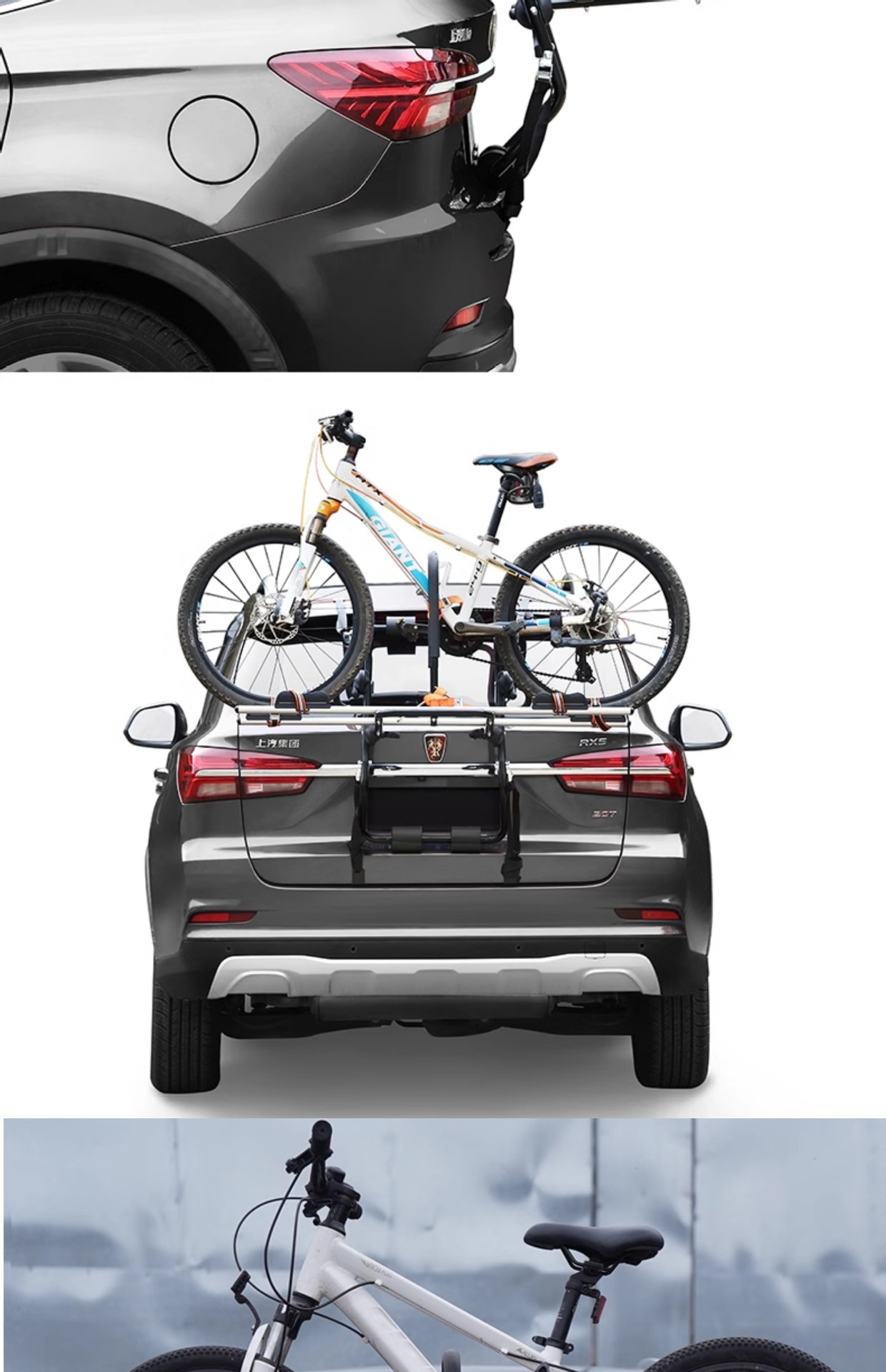 Taiwan car bicycle rack rear hanging rack trunk suspension SUV hatchback sedan wholesale