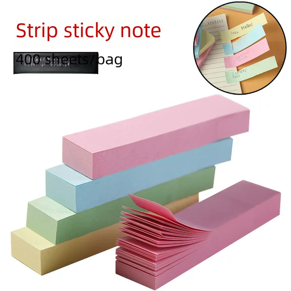 Colorful Strip Post-It Note Office Index Note Paper N Times Creative Student Sticky Stationery Note Pad Wholesale