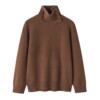 Erdos source factory 100 Pure Cashmere Half a thickening Easy leisure time sweater keep warm Cashmere sweater