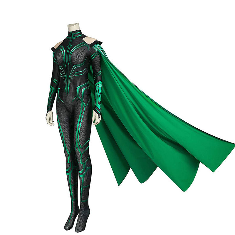 Thor 3 Hella cos ropa Marvel villano mismo estilo diosa de la muerte al anochecer ropa ajustada de una pieza image 6