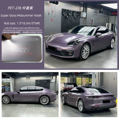 Bright Metal Midsummer Purple Polymer Pvc, Auto Color Change Film - super-bright-metallic-midsummer-purple-15217m