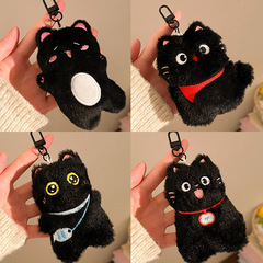 オリジナルかわいい小さな黒猫ぬいぐるみペンダントキーホルダーペンダントぬいぐるみバッグペンダントブティックショップ小さなギフト