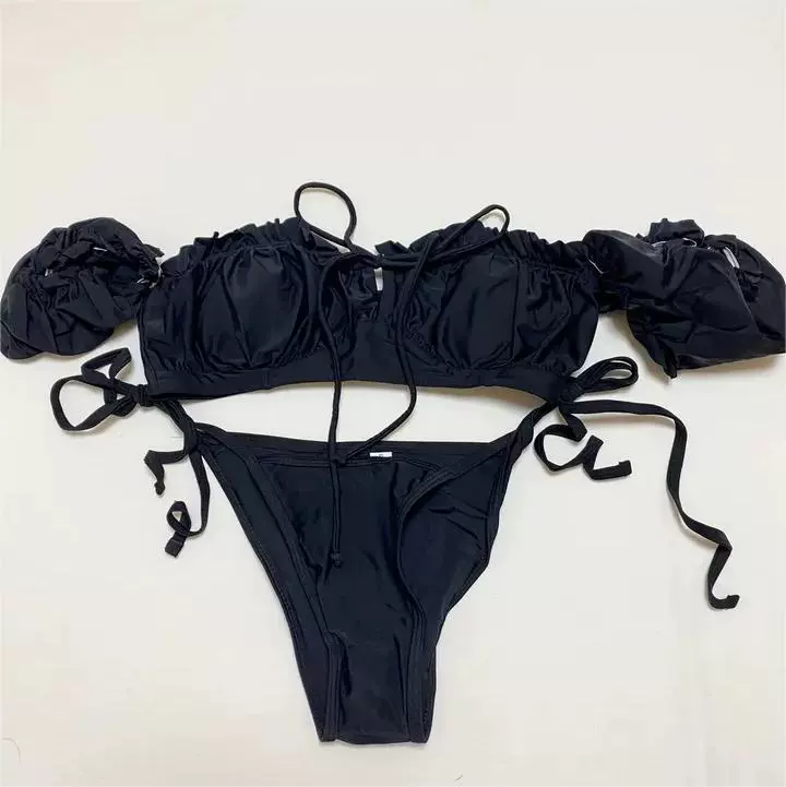 Многоцветный sexy пояс, брендовый купальник, с коротким рукавом