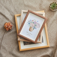 Creative three-dimensional hollow photo frame table diy handmade clay dried flower plant specimen photo frame thickened display frame