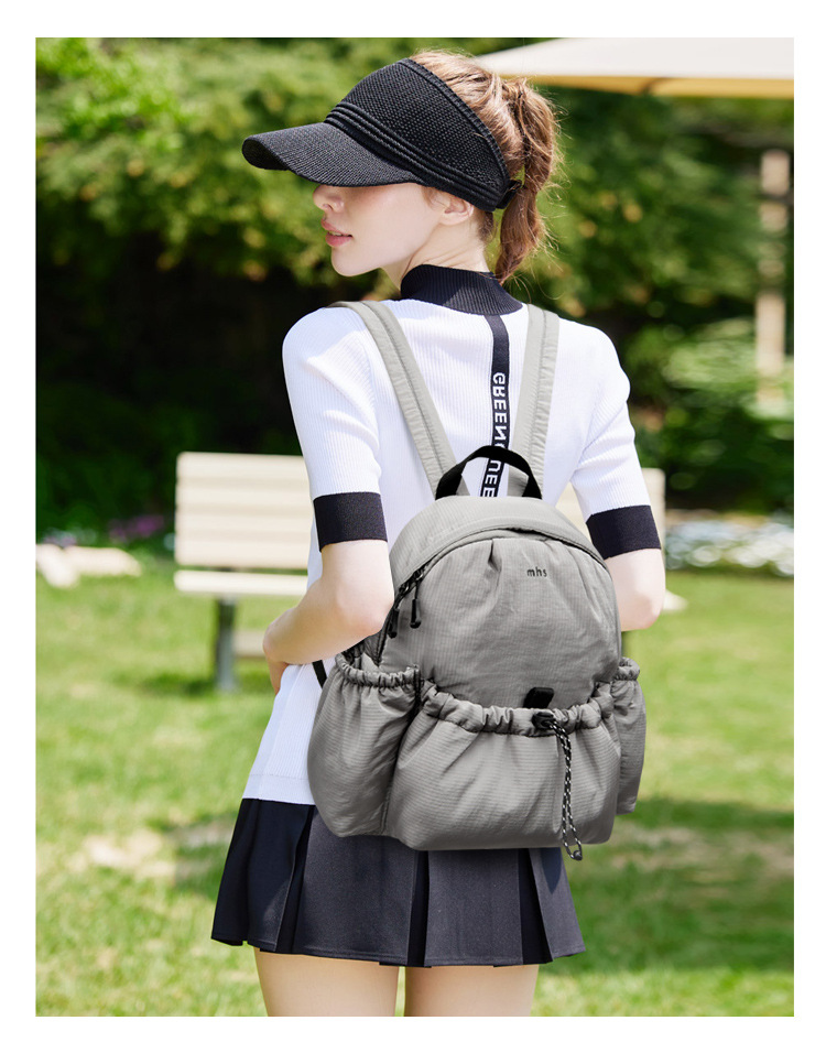 Jiaoxia's new model 2025 lightweight expandable women's backpack travel waterproof outdoor backpack mother bag large capacity