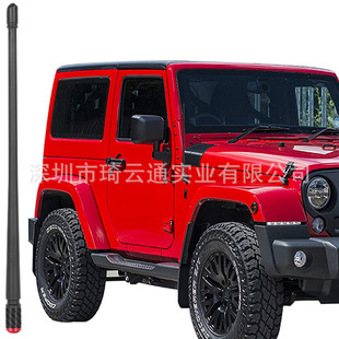 Cross-border hot selling manufacturers hot 13cm length universal accessories FM/AM car rubber antenna pole