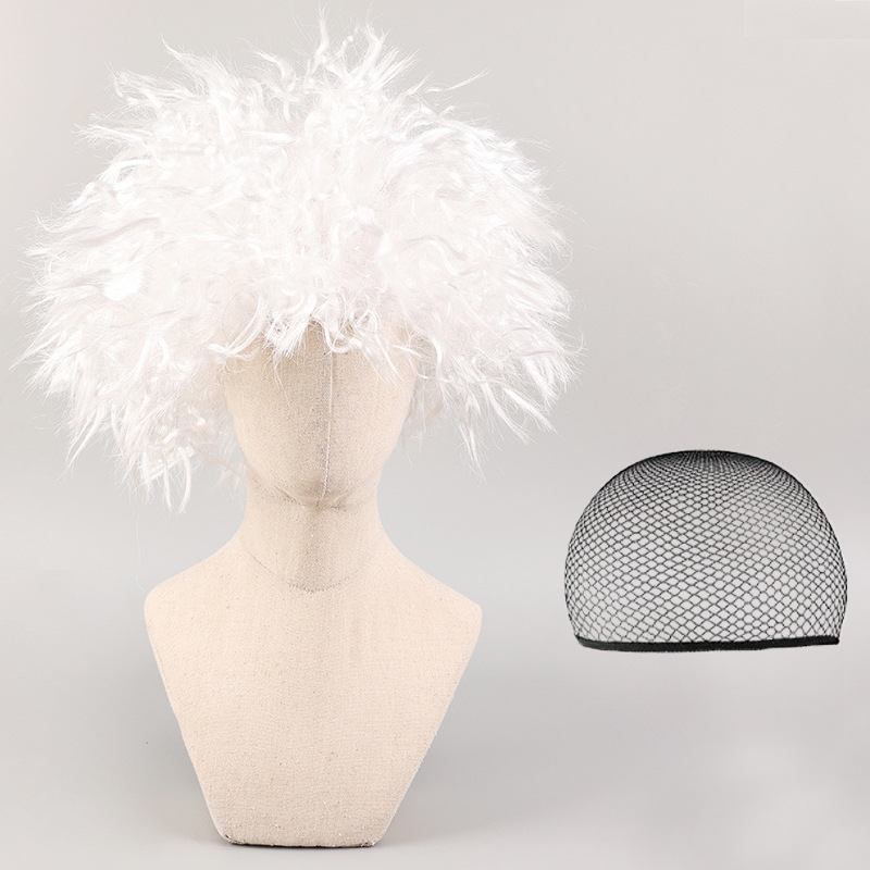 올드교수 가발 + 헤어네트