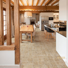 中古风哑光米色天然洞石马赛克卫生间地砖厨房墙砖瓷砖阳台浴室