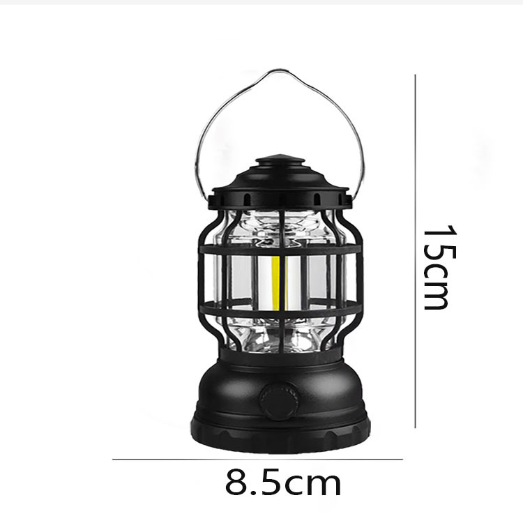 Nuevo al aire libre cálido luz ambiente luz camping luz recargable campamento tienda luz led super larga resistencia retro camping luz