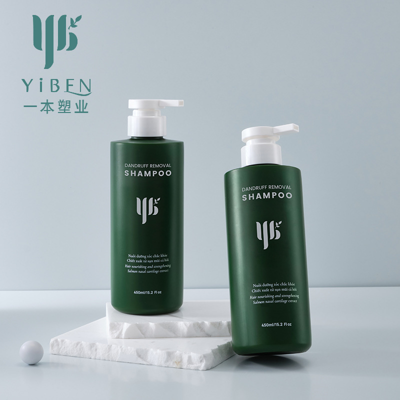 一本PE沐浴露塑料瓶500ml大容量洗发护发按压乳液瓶 香氛洗衣液瓶