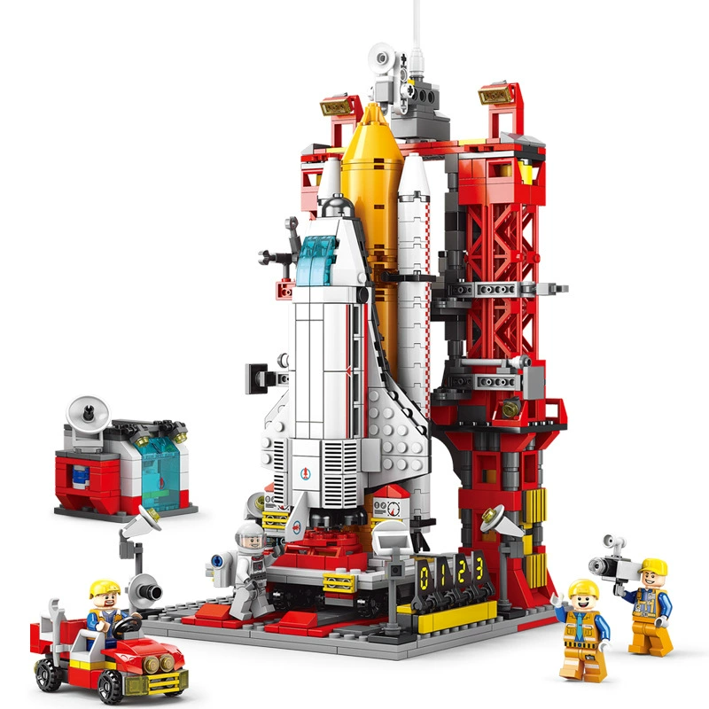 Новинки Lele Brothers Aerospace Series Block 8861-8866 сборные мелкие гранулы головоломка игрушки 8858-8859
