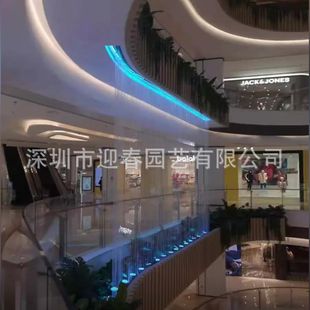 Indoor and Outdoor Decoration Shopping Mall Wire Curtain Water Curtain Wall Water Feature Wall Water Curtain Waterfall Water Landscape Nylon Wire