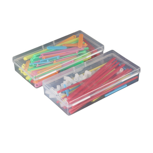Polygons Bar Splicing Strip Demonstration of Three Sides Relationship Triangle Parallelogram Cube Frame Cut Model Wholesale 