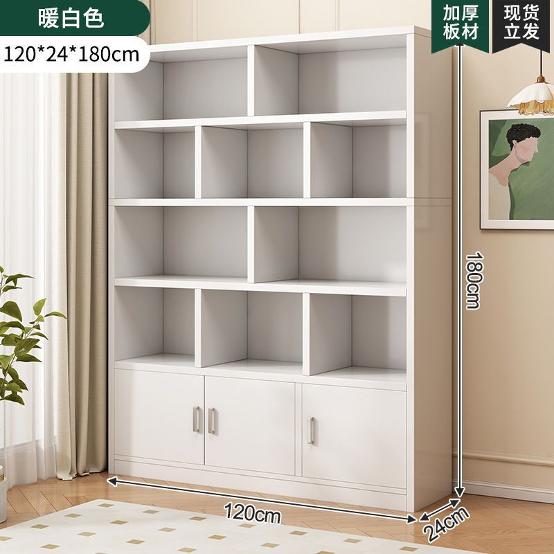 [3캐비닛 도어모델] 엘레강트 웜화이트 120cm