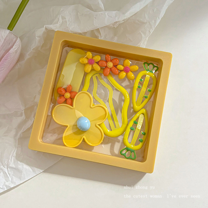 Clip de cabello de dopamina para niñas broche de cabello de la frente broche de cabello rotura BB clips lateral clips de cabello de bebé clips de frangeo toque