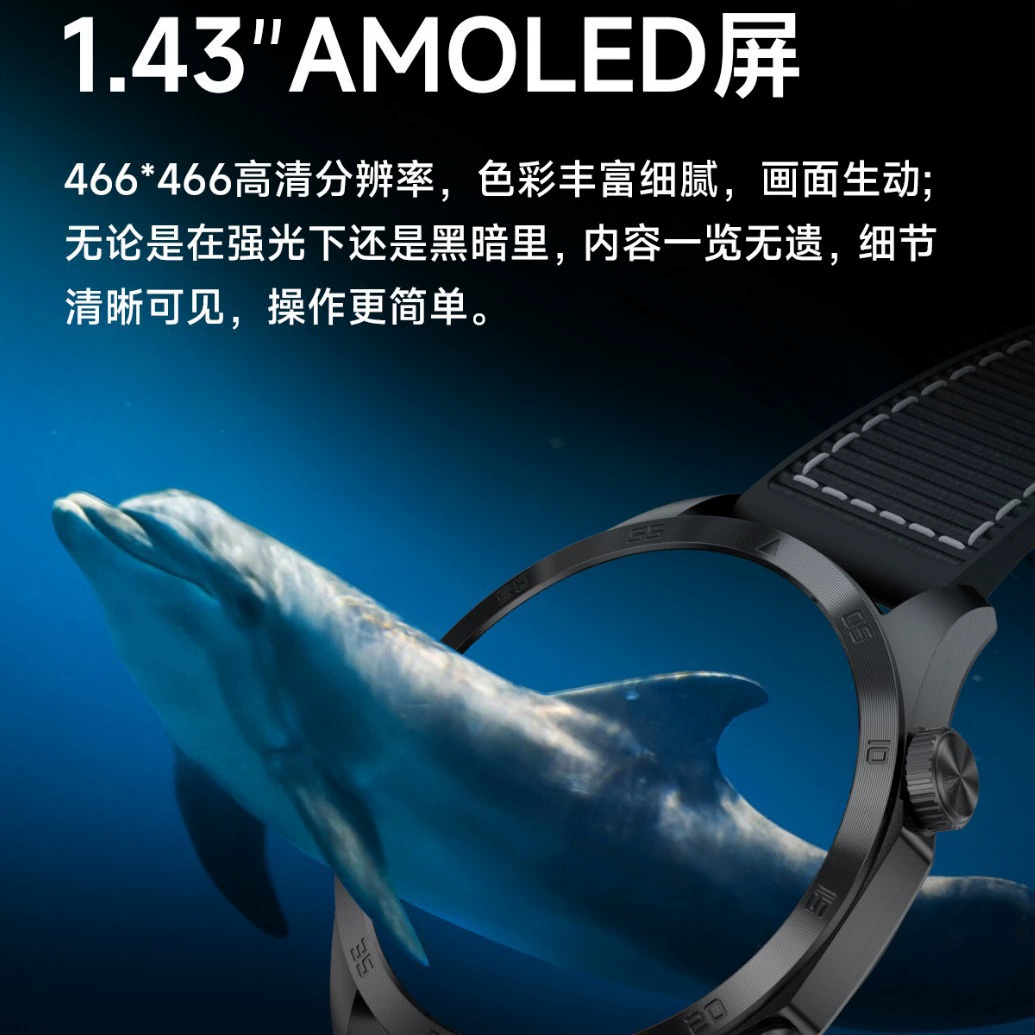 2024 New ET485 Smart Watch ECG ECG Bluetooth Call AMOLED Micrology Emotional Function