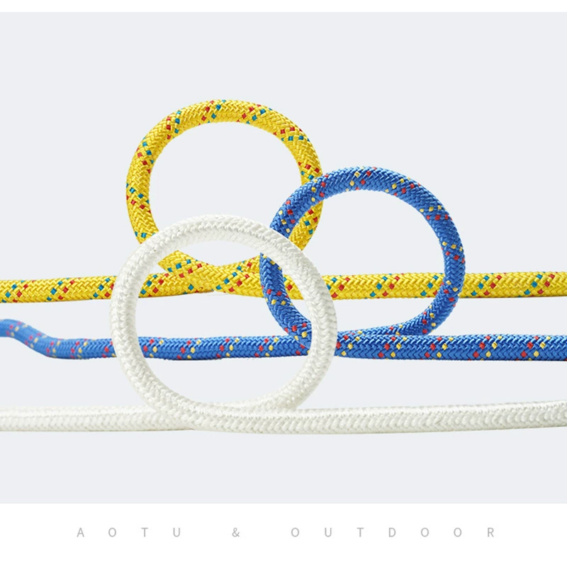 Вогнуто-выпуклая страховочная веревка для альпинизма наружная веревка Бытовая нейлоновая веревка пожарная веревка спасательная веревка для крутой одежды