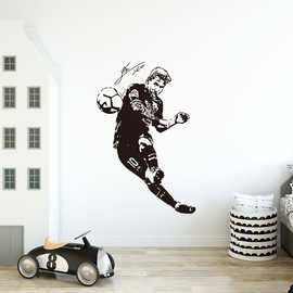 篮球运动员可移除个性墙书房客厅卧室沙发背景  JS1074P