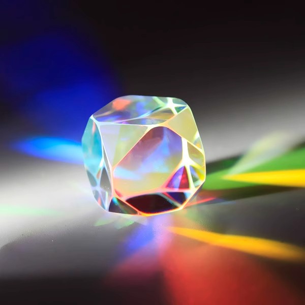 Sun Catcher luz cubo color prisma 14 superficie cuerpo 20 multi-superficie sol mano-llenado Aurora Nuevo regalo exótico