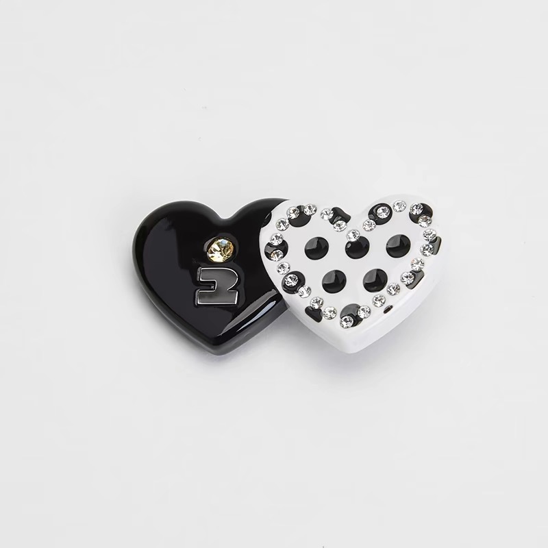 Women's Gender Vintage Style Classic Style Women's Heart Shape Arylic Hair Clip